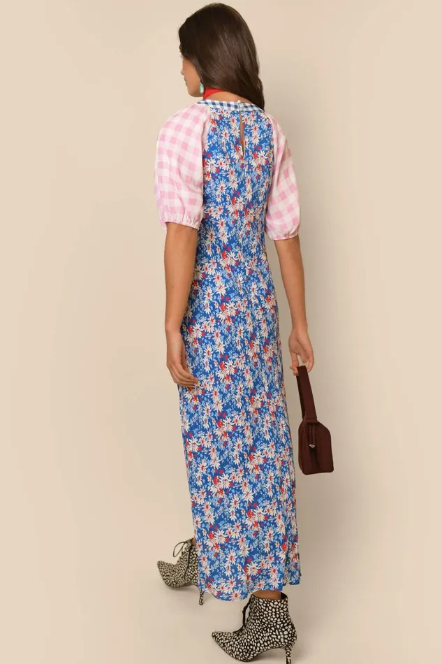 Women Dresses RIXO Medora Blue Daisy Trail Mix Women Dresses RIXO Medora Blue Daisy Trail Mix