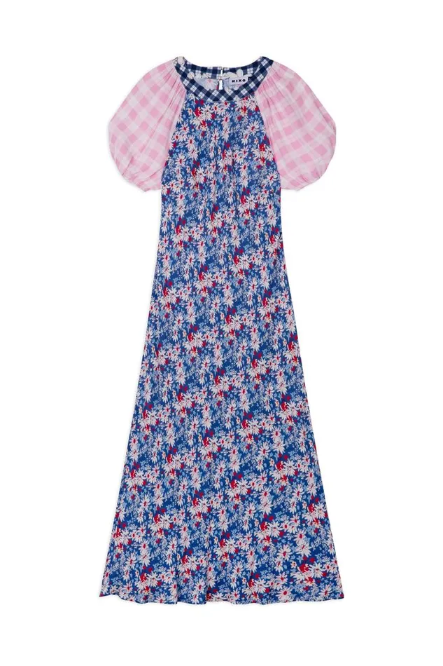 Women Dresses RIXO Medora Blue Daisy Trail Mix Women Dresses RIXO Medora Blue Daisy Trail Mix