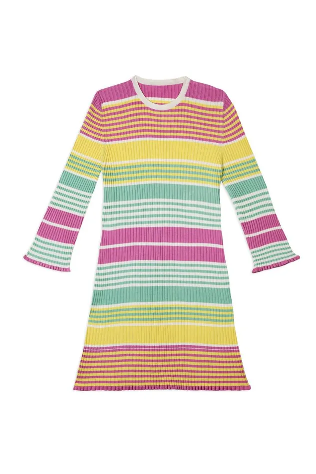 Women Dresses RIXO Milos Rainbow Stripe Women Dresses RIXO Milos Rainbow Stripe