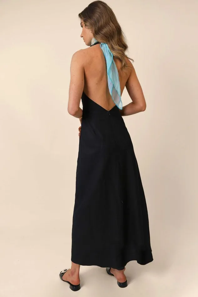 Women Dresses RIXO Sabrina Black Women Dresses RIXO Sabrina Black