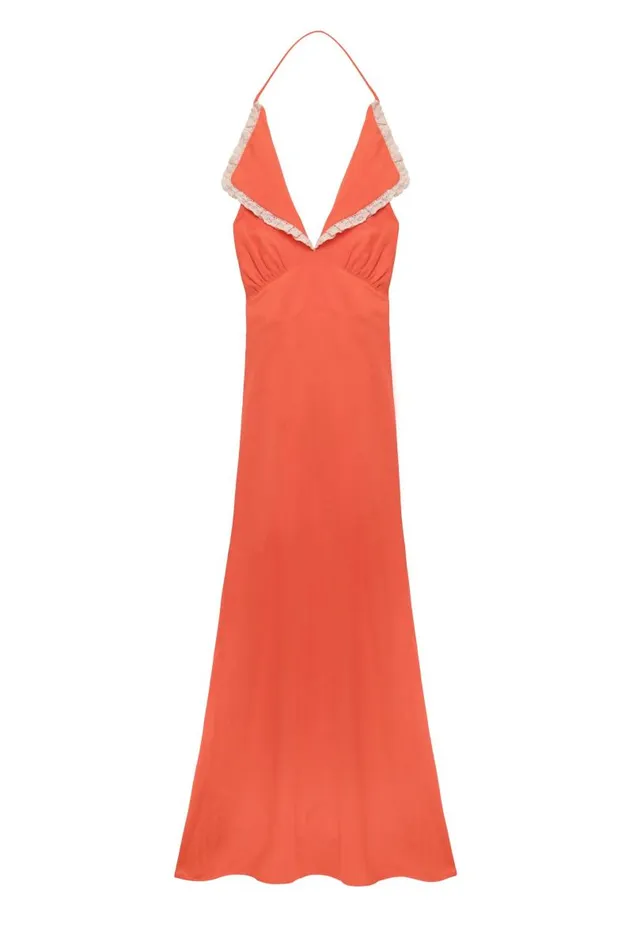 Women Dresses RIXO Sabrina Coral Women Dresses RIXO Sabrina Coral