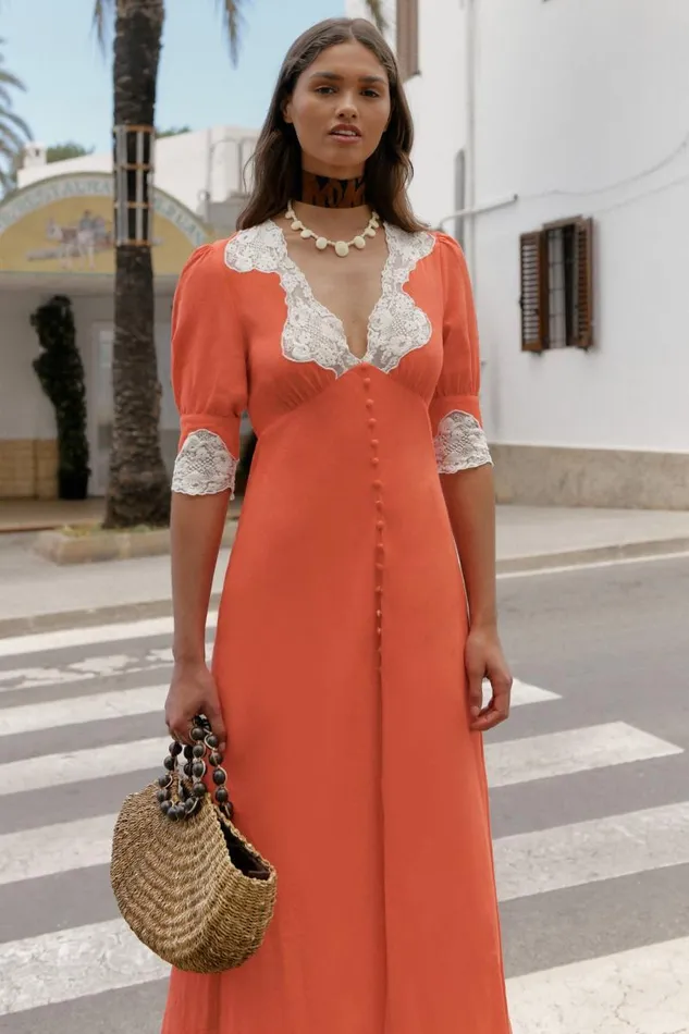 Women Dresses RIXO Simone Coral