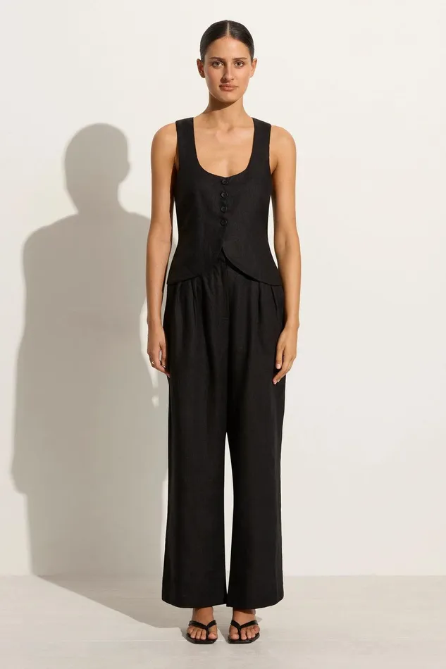 Women Duomo Pant Black Faithfull The Brand Pants