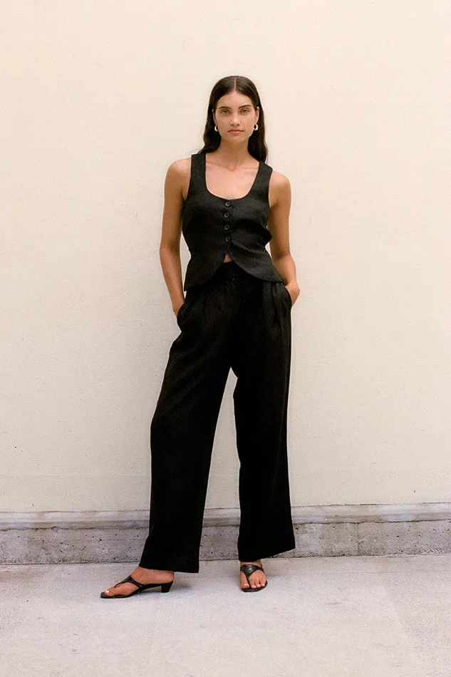 Women Duomo Pant Black Faithfull The Brand Pants Women Duomo Pant Black Faithfull The Brand Pants