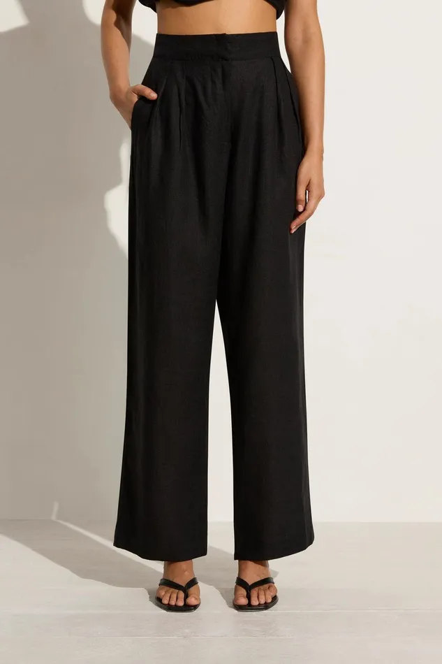 Women Duomo Pant Black Faithfull The Brand Pants Women Duomo Pant Black Faithfull The Brand Pants
