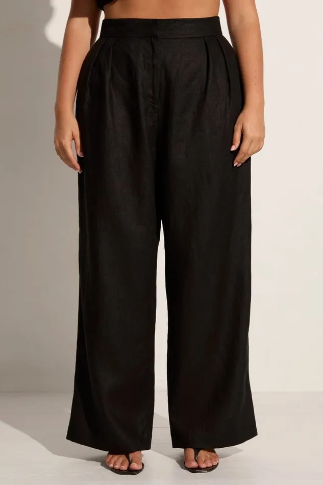 Women Duomo Pant Black Faithfull The Brand Pants Women Duomo Pant Black Faithfull The Brand Pants