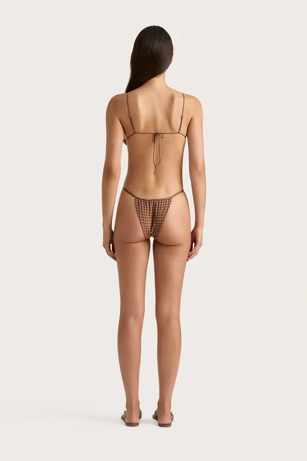 Women Elea Bikini Bottom Oliander Cocoa Faithfull The Brand Swim Women Elea Bikini Bottom Oliander Cocoa Faithfull The Brand Swim