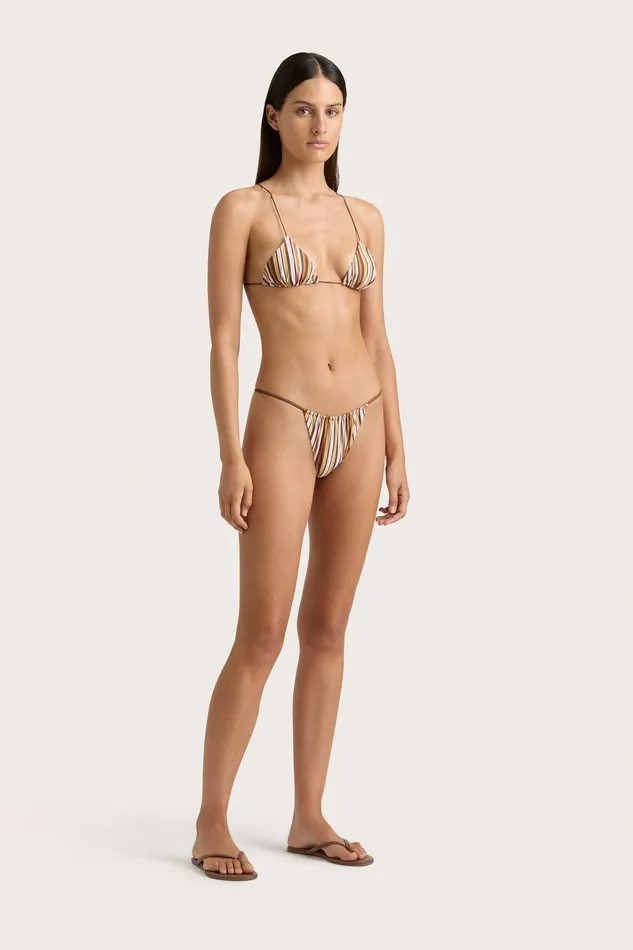 Women Elea Bikini Top Terracotta Stripe Faithfull The Brand Swim Women Elea Bikini Top Terracotta Stripe Faithfull The Brand Swim
