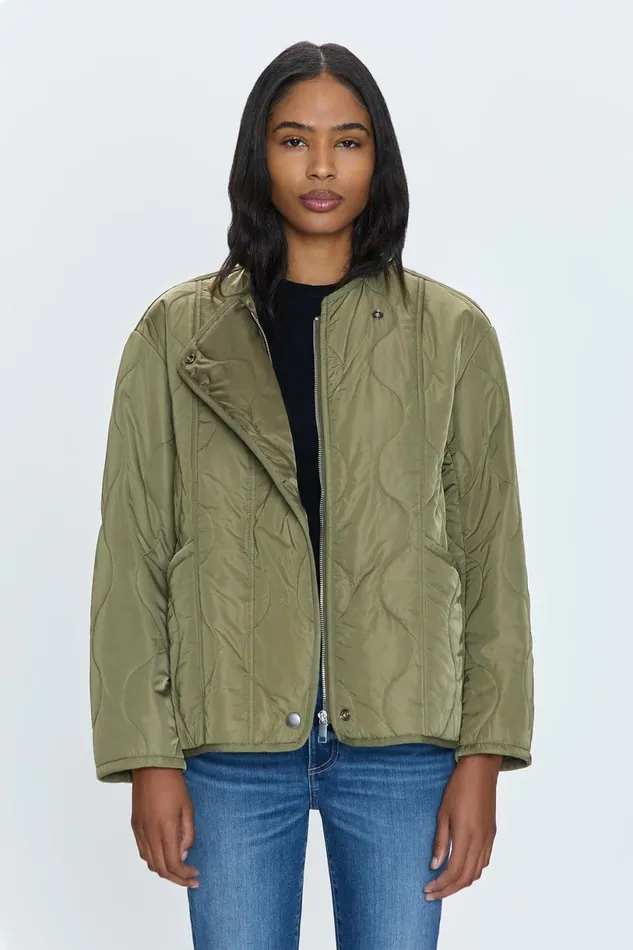 Women Elva Quilted Jacket 8211 Admiral Pistola Denim Jackets and Outerwear