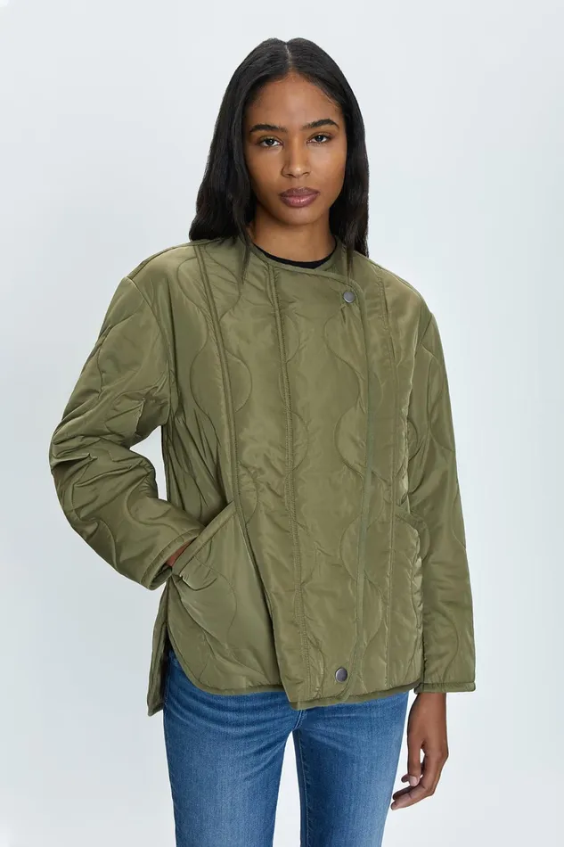 Women Elva Quilted Jacket 8211 Admiral Pistola Denim Jackets and Outerwear