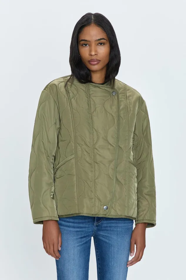 Women Elva Quilted Jacket 8211 Admiral Pistola Denim Jackets and Outerwear
