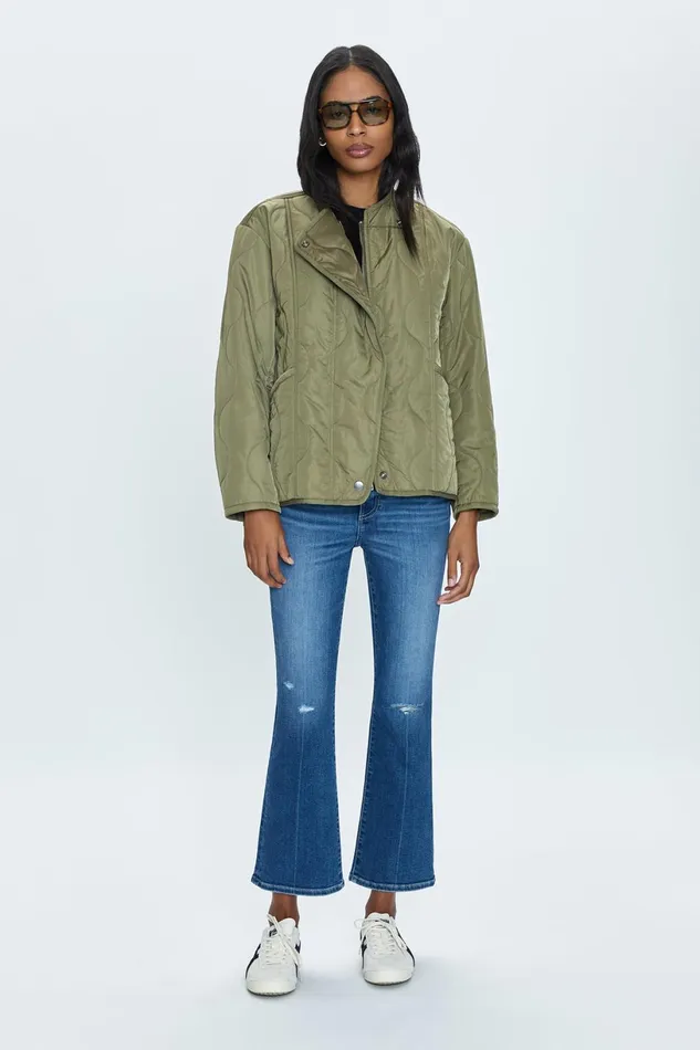 Women Elva Quilted Jacket 8211 Admiral Pistola Denim Jackets and Outerwear