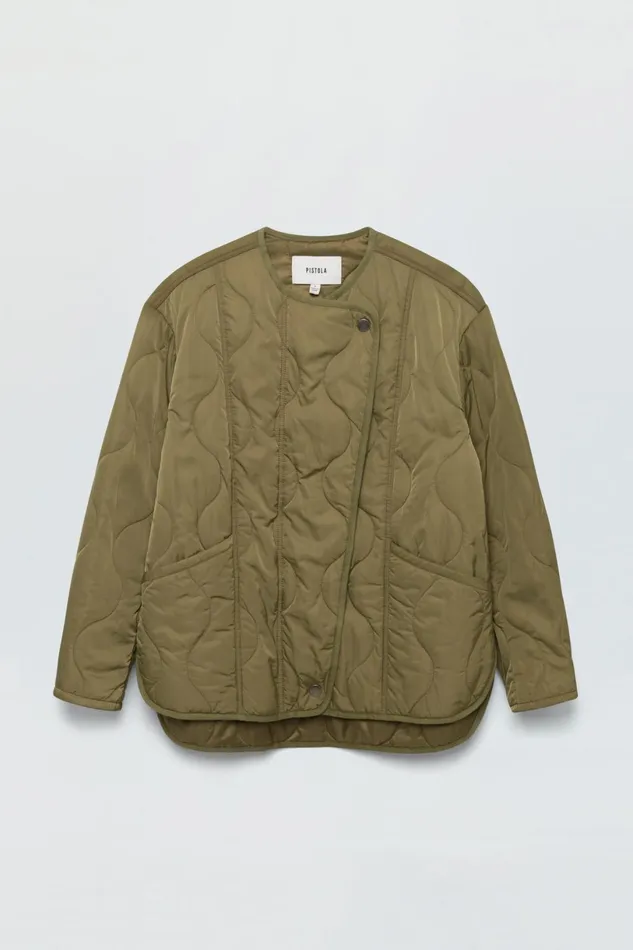 Women Elva Quilted Jacket 8211 Admiral Pistola Denim Jackets and Outerwear
