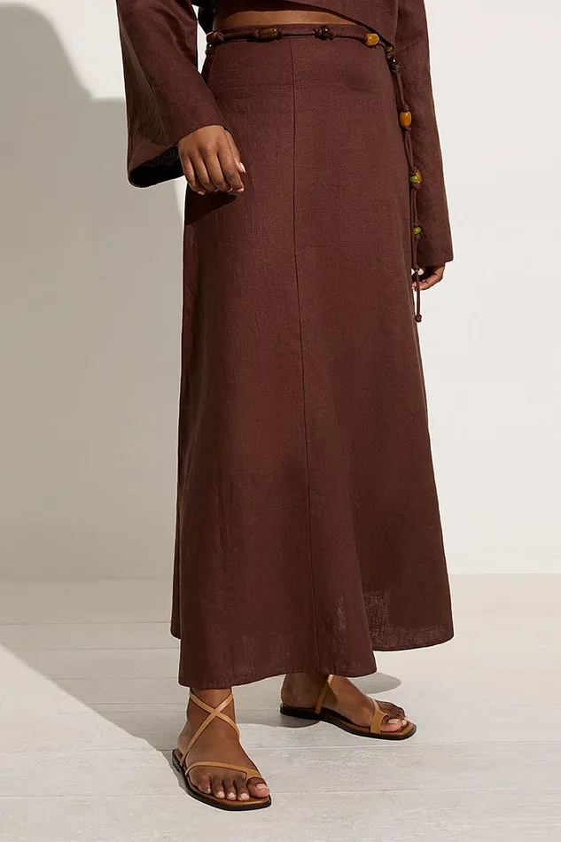Women Es Raco Skirt Tobacco 8211 Final Sale Faithfull The Brand Skirts and Shorts Women Es Raco Skirt Tobacco 8211 Final Sale Faithfull The Brand Skirts and Shorts