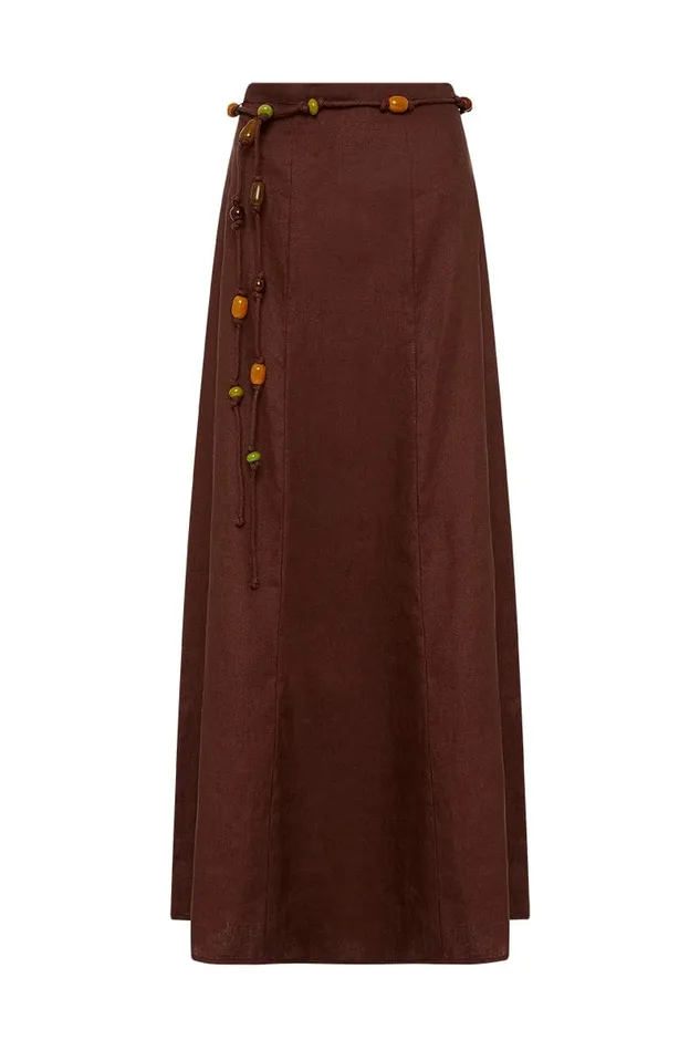 Women Es Raco Skirt Tobacco 8211 Final Sale Faithfull The Brand Skirts and Shorts Women Es Raco Skirt Tobacco 8211 Final Sale Faithfull The Brand Skirts and Shorts