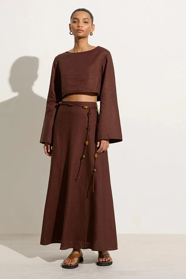 Women Es Raco Skirt Tobacco 8211 Final Sale Faithfull The Brand Skirts and Shorts Women Es Raco Skirt Tobacco 8211 Final Sale Faithfull The Brand Skirts and Shorts