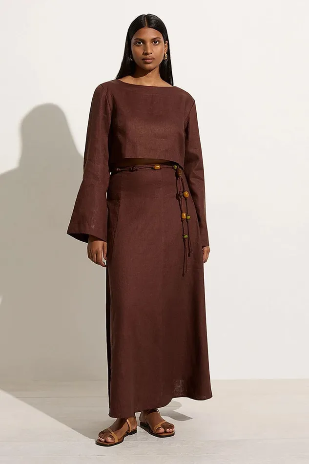 Women Es Raco Skirt Tobacco 8211 Final Sale Faithfull The Brand Skirts and Shorts Women Es Raco Skirt Tobacco 8211 Final Sale Faithfull The Brand Skirts and Shorts
