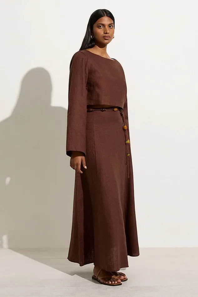 Women Es Raco Skirt Tobacco 8211 Final Sale Faithfull The Brand Skirts and Shorts Women Es Raco Skirt Tobacco 8211 Final Sale Faithfull The Brand Skirts and Shorts