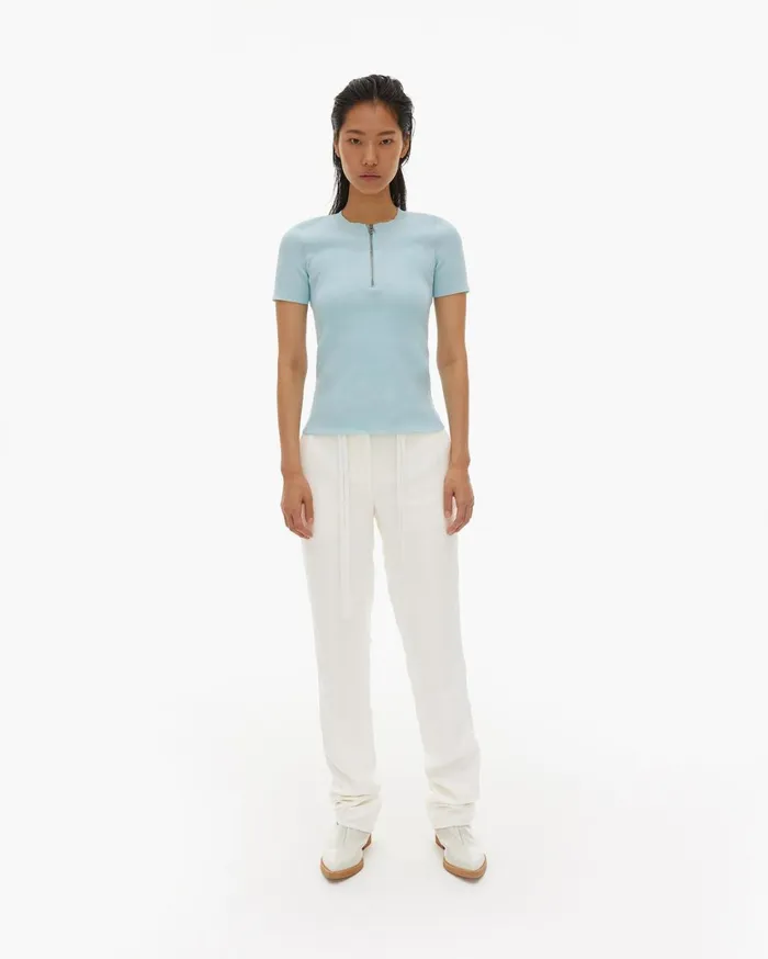 Women Essential Zip Tee Foam Helmut Lang Sweaters
