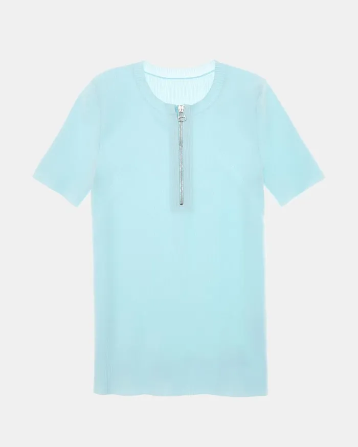 Women Essential Zip Tee Foam Helmut Lang Sweaters