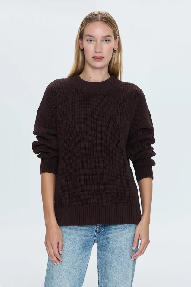 Women Eve Sweater 8211 Espresso Pistola Denim Sweaters and Knits