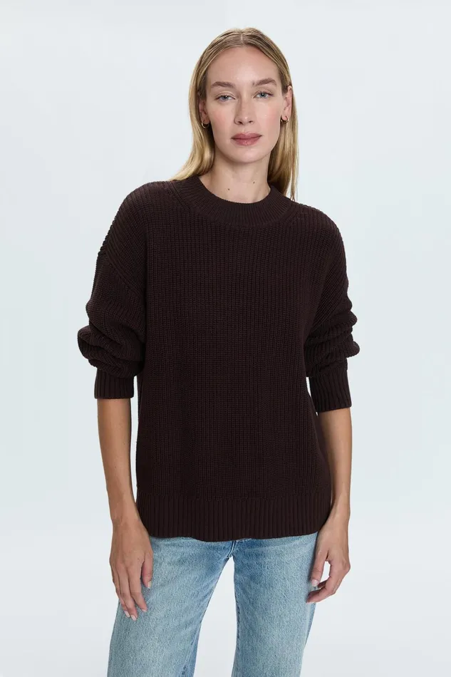 Women Eve Sweater 8211 Espresso Pistola Denim Sweaters and Knits
