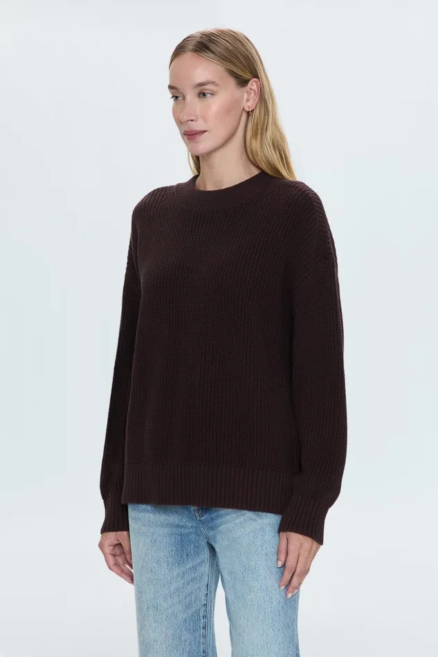 Women Eve Sweater 8211 Espresso Pistola Denim Sweaters and Knits