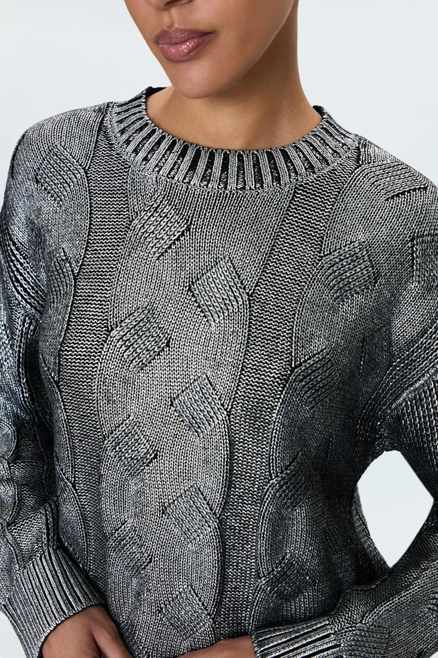 Women Everly Sweater 8211 Gilded Midnight Pistola Denim Sweaters and Knits