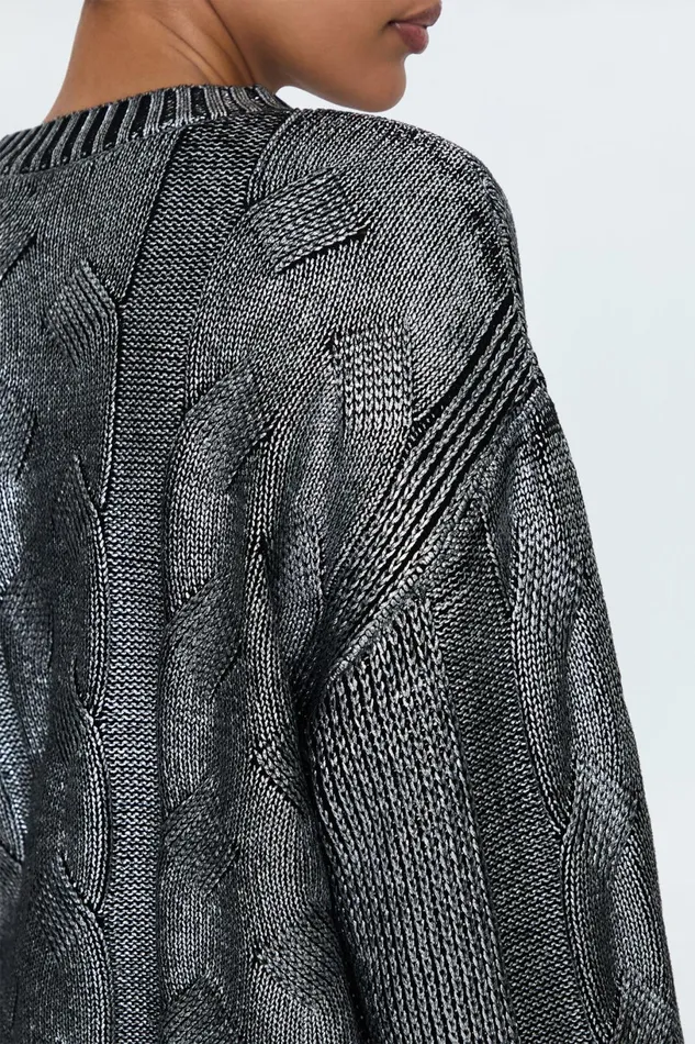 Women Everly Sweater 8211 Gilded Midnight Pistola Denim Sweaters and Knits