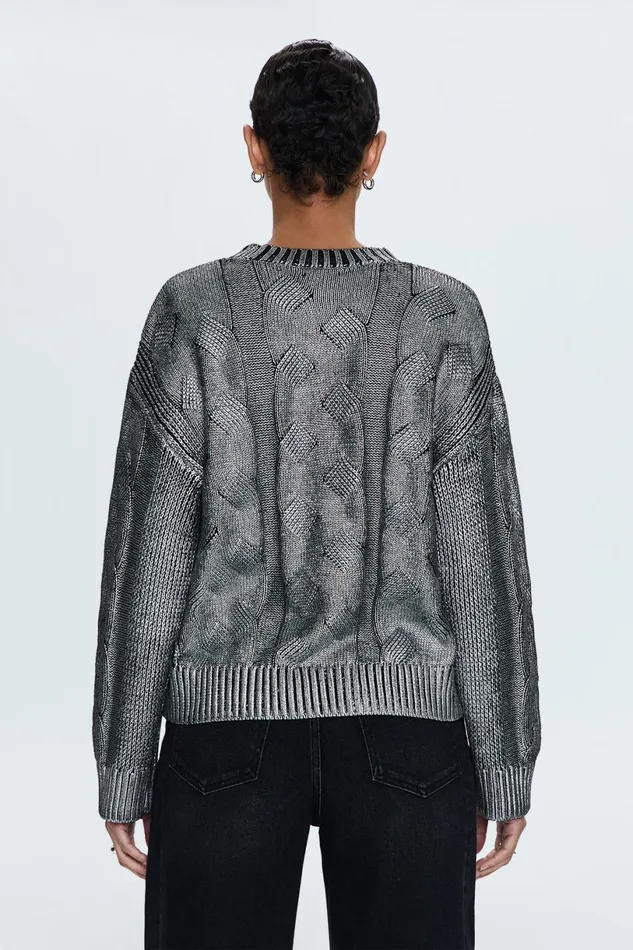 Women Everly Sweater 8211 Gilded Midnight Pistola Denim Sweaters and Knits