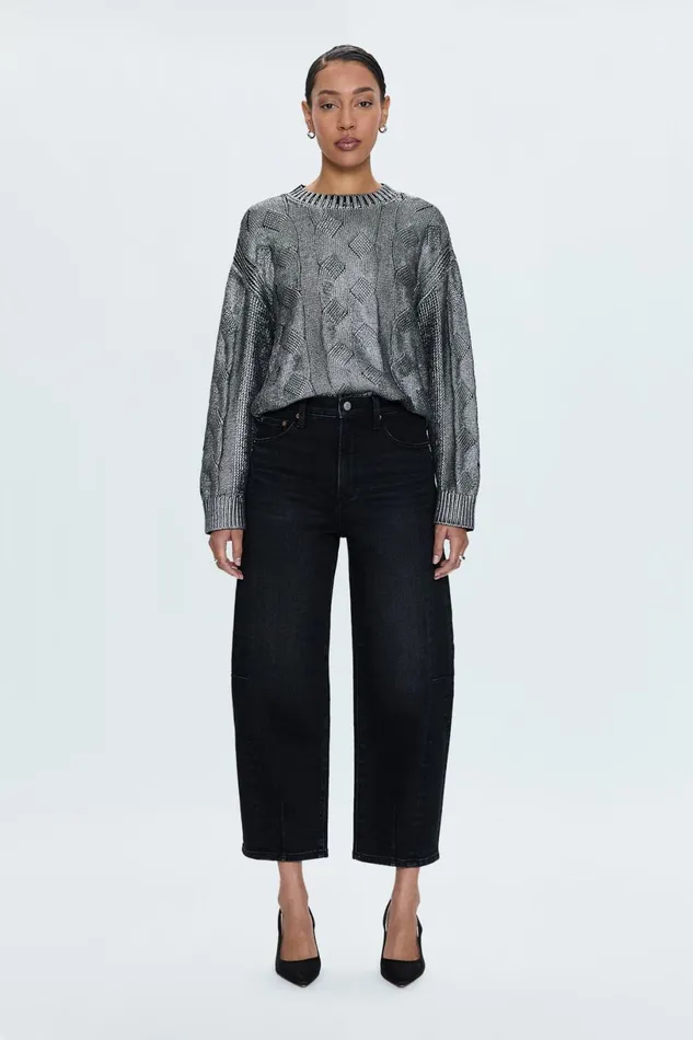 Women Everly Sweater 8211 Gilded Midnight Pistola Denim Sweaters and Knits