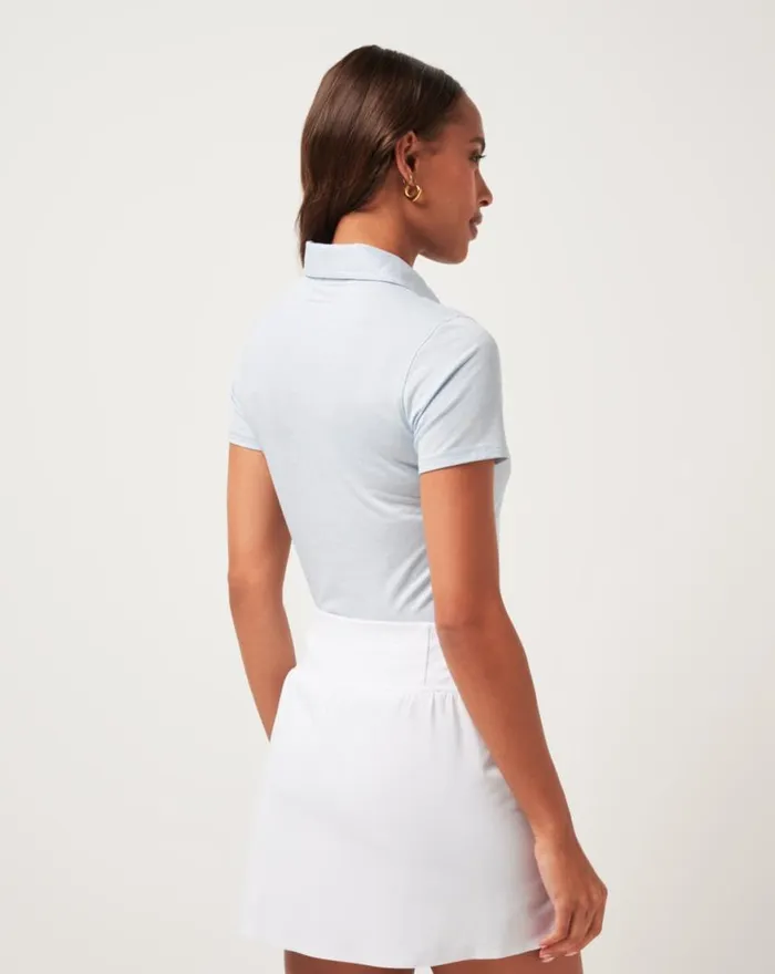 Women FEATHERWEIGHT ACTIVE POLO Heather Kentucky Blue TravisMathew Polos