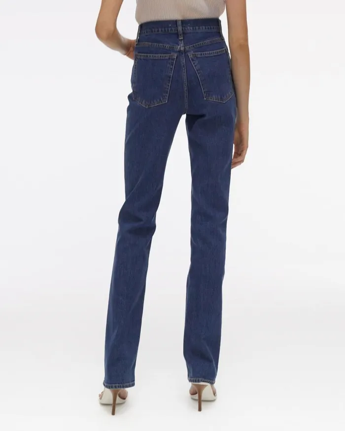 Women Femme Hi Bootcut Jeans Indigo Helmut Lang Jeans