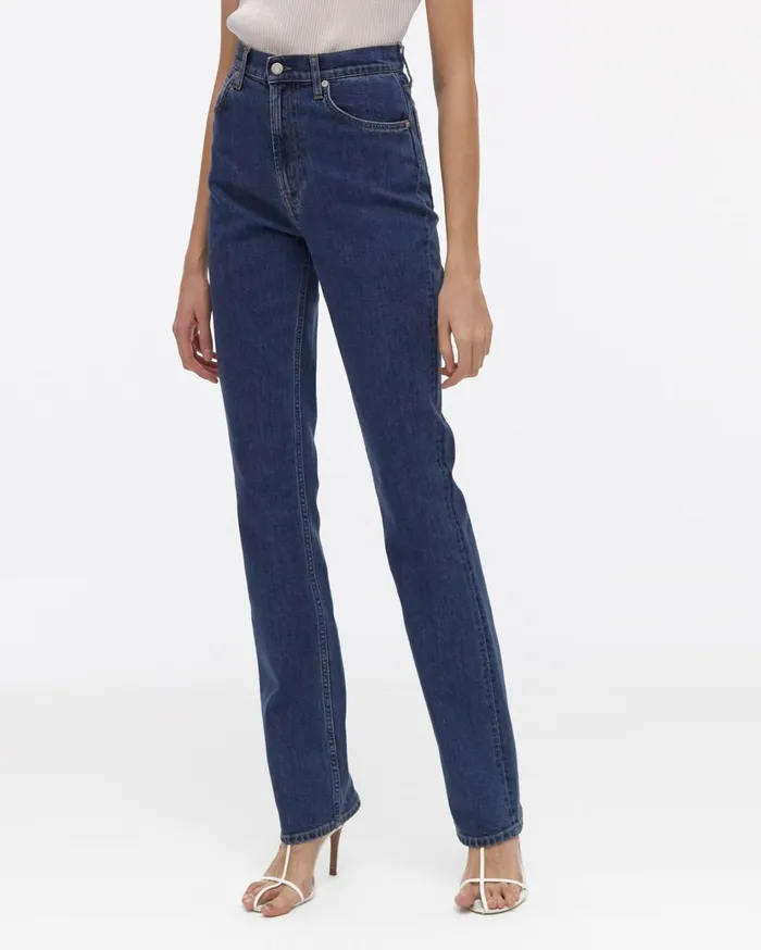 Women Femme Hi Bootcut Jeans Indigo Helmut Lang Jeans
