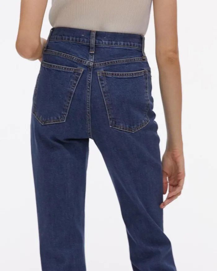 Women Femme Hi Bootcut Jeans Indigo Helmut Lang Jeans