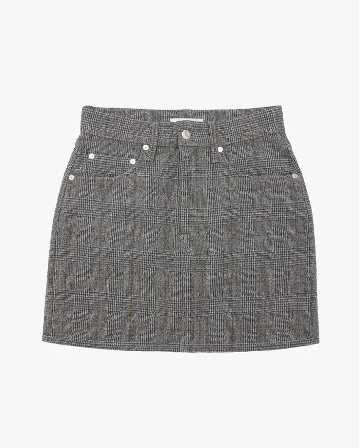 Women Femme Hi Mini Skirt Charcoal Helmut Lang Dresses and Skirts
