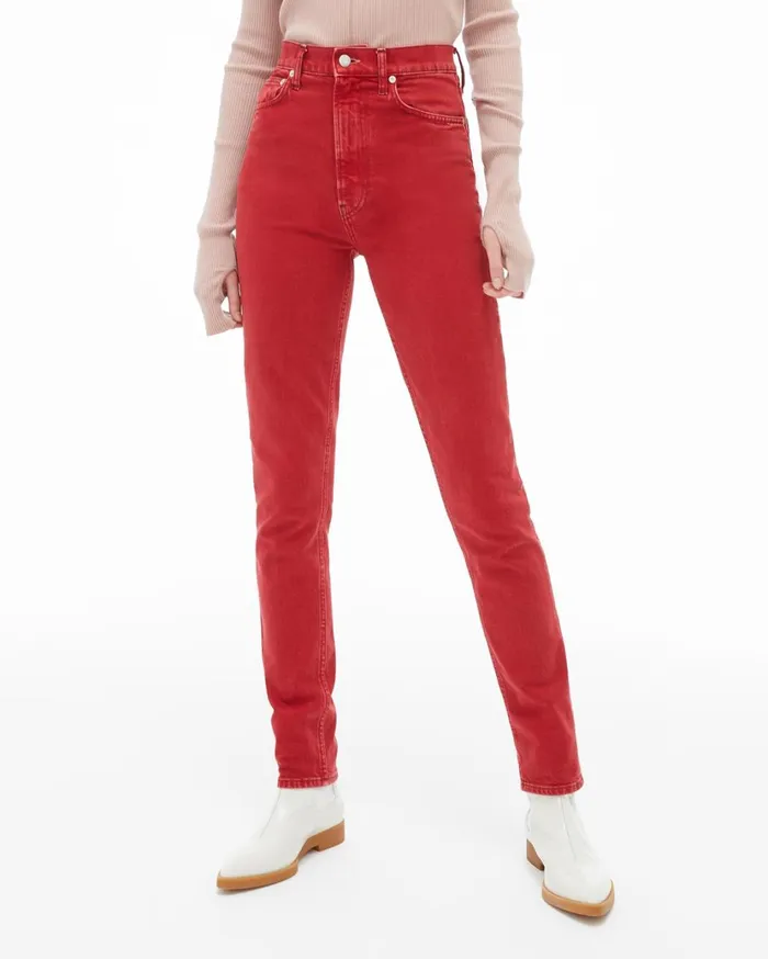 Women Femme Hi Spikes Jean Acc Oxidized Red Stone Helmut Lang Pants