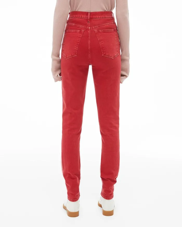 Women Femme Hi Spikes Jean Acc Oxidized Red Stone Helmut Lang Pants