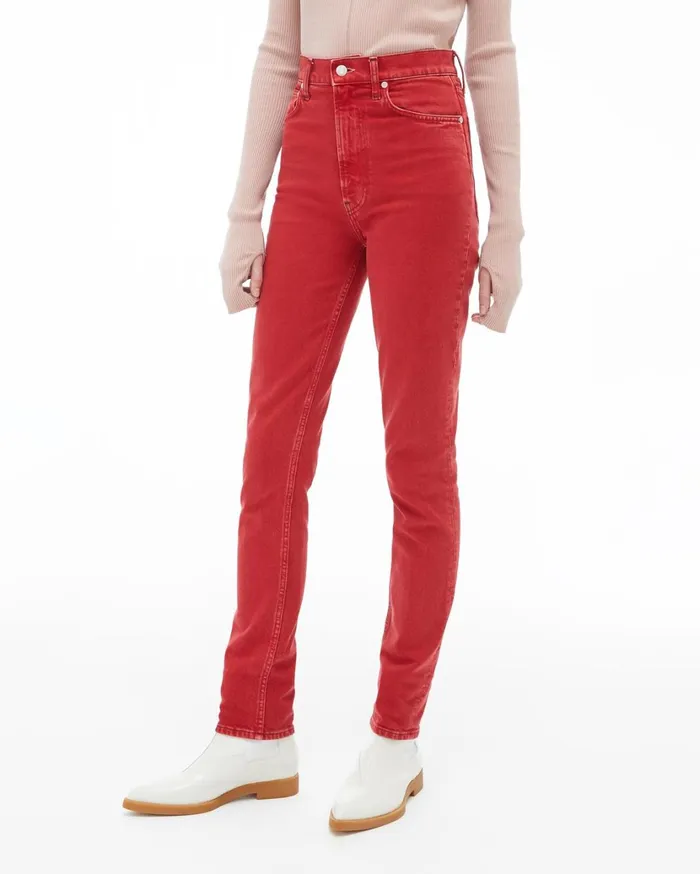 Women Femme Hi Spikes Jean Acc Oxidized Red Stone Helmut Lang Pants
