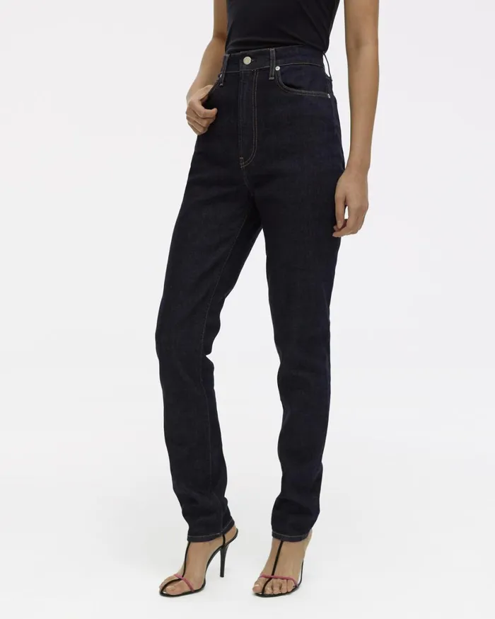 Women Femme Hi Spikes Jeans Acc Dark Rinse Indigo Helmut Lang Pants