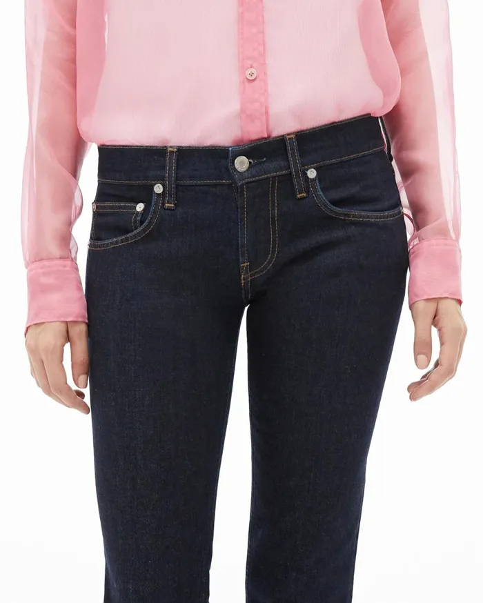 Women Femme Lo Cigarette Jean Indigo Helmut Lang Pants