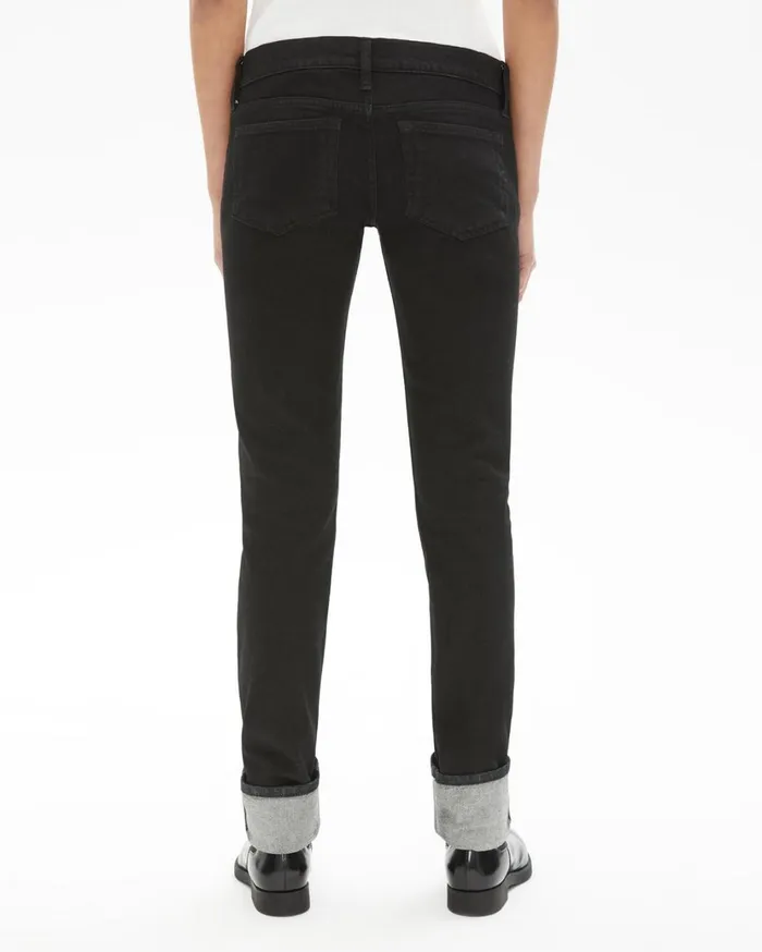 Women Femme Lo Cigarette Jeans Black Helmut Lang Pants