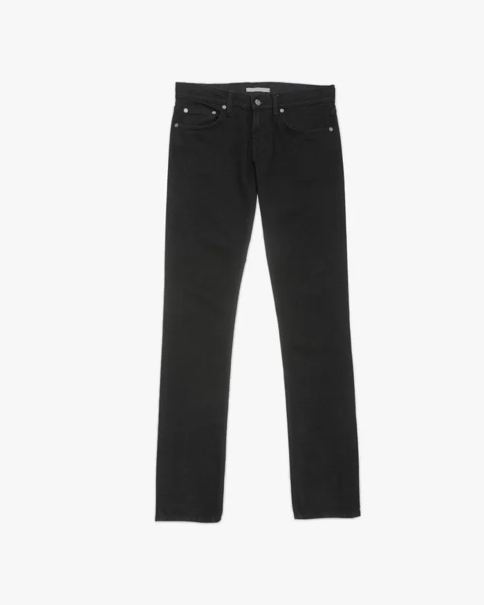 Women Femme Lo Cigarette Jeans Black Helmut Lang Pants
