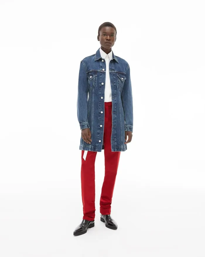 Women Femme Trucker Dress Acc Mid Stone Helmut Lang Dresses