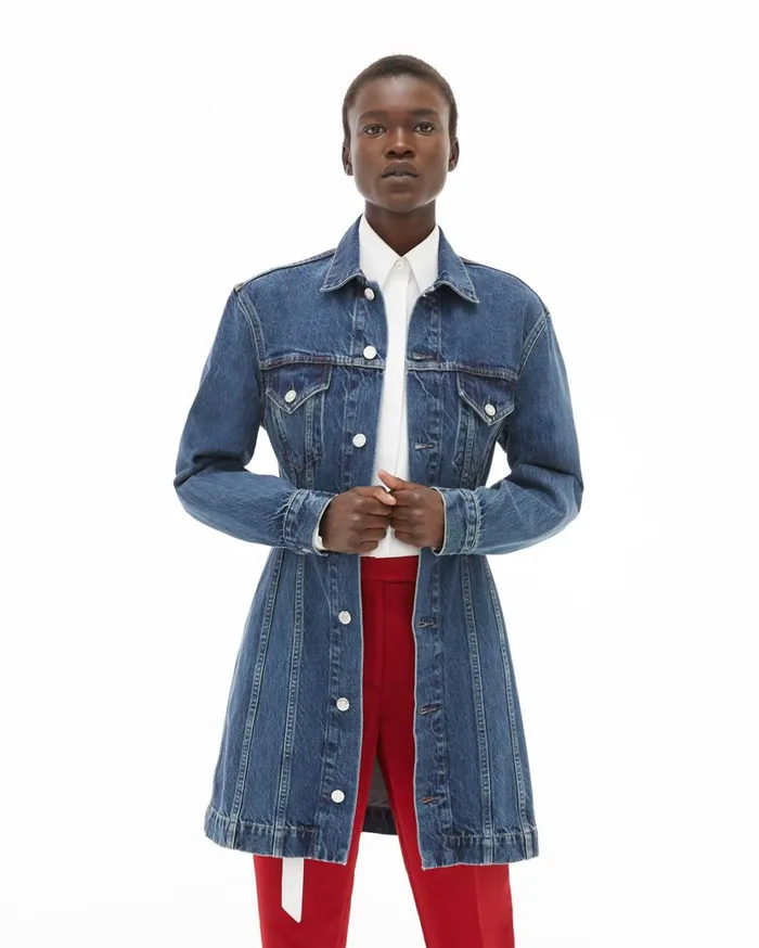 Women Femme Trucker Dress Acc Mid Stone Helmut Lang Dresses