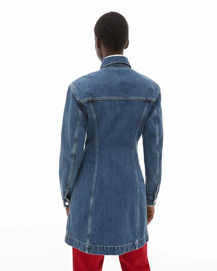 Women Femme Trucker Dress Acc Mid Stone Helmut Lang Dresses
