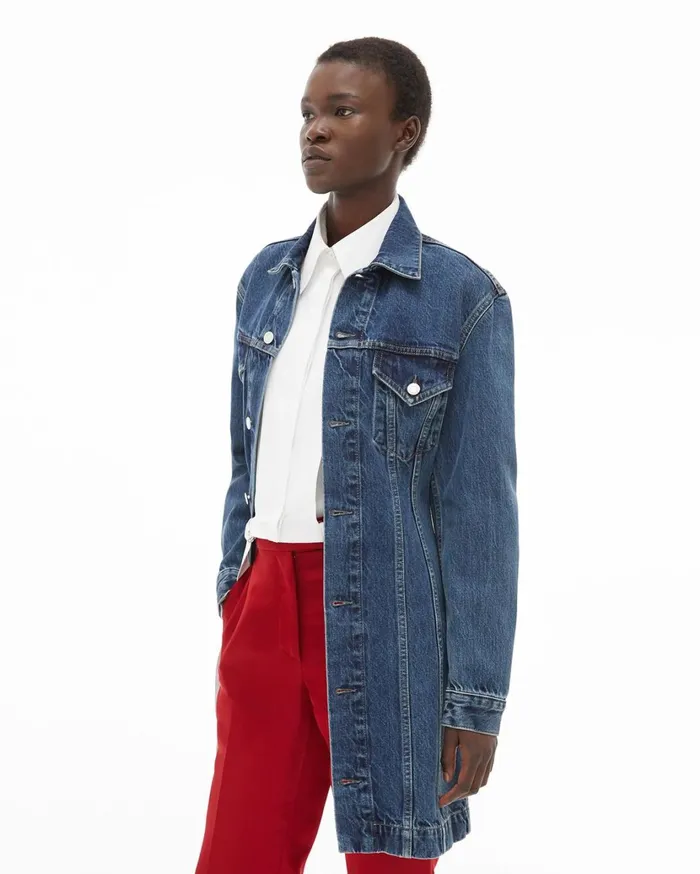 Women Femme Trucker Dress Acc Mid Stone Helmut Lang Dresses