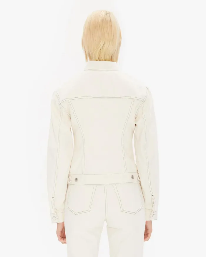 Women Femme Trucker Jean Jacket In Natural Natural Helmut Lang Jackets and Blazers
