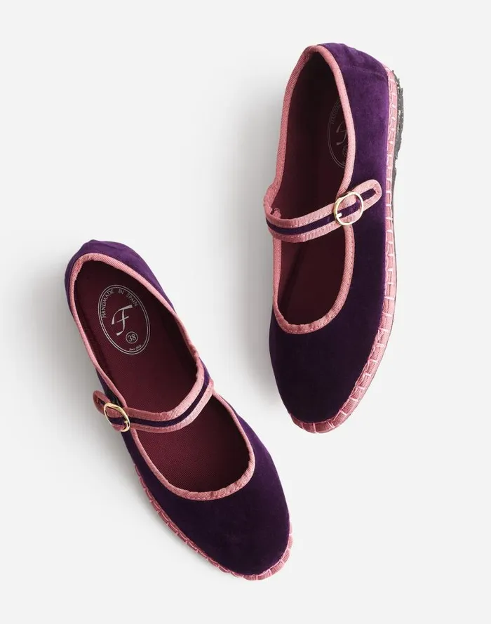 Women FlabelUS Randle Mary Janes Purple Sageblack Madewell Flats and Loafers