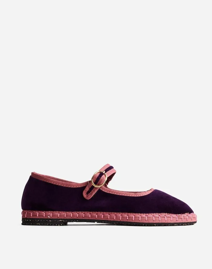 Women FlabelUS Randle Mary Janes Purple Sageblack Madewell Flats and Loafers